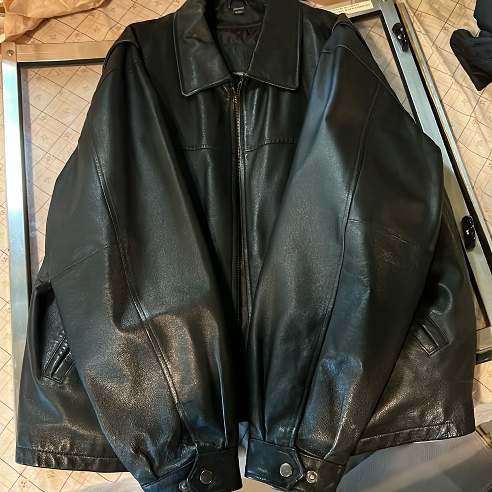 Men’s leather jacket